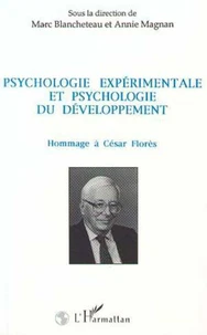 Psychologie expérimentale et psychologie du développement