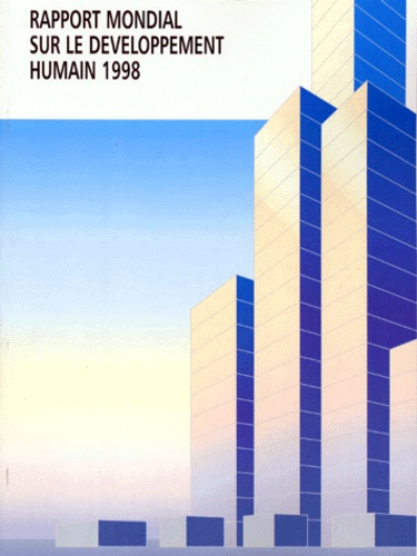  Collectif - Rapport Mondial Sur Le Developpement Humain 1998.