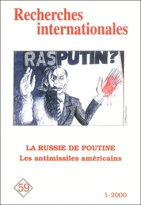 Recherches Internationales N°59 1/2000 : La Russie De Poutine