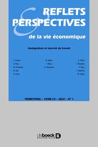 Reflets et perspectives de la vie économique