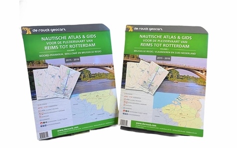 Reims tot Rotterdam : Nautische Atlas & gids voor de pleziervaart (2 volumes) (DR 725)