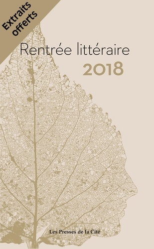 Rentrée littéraire Presses de la Cité 2018 extraits