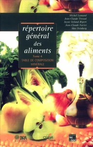 REPERTOIRE GENERAL DES ALIMENTS TOME 4