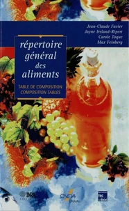 REPERTOIRE GENERAL DES ALIMENTS