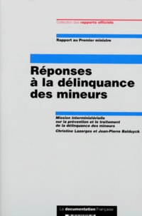  Collectif - Réponses à la délinquance des mineurs.