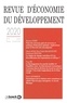  Collectif - Revue d'économie du développement 2020/2.