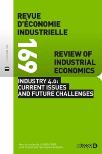  Collectif - Revue d'économie industrielle 2020/1 -169 - Industry 4.0: Current issues and future challenges.