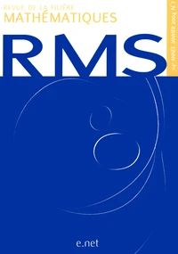 Revue de la filière mathématiques RMS 114-1