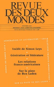  Collectif - Revue Des Deux Mondes N° 9 Septembre 2002.