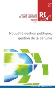 Revue Française de Socio-Économie n° 27