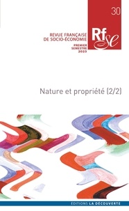 Collectif - Revue Française de Socio-Économie n° 30 - Nature et propriété (2/2).