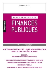  Collectif - Revue française des Finances Publiques n°166 - 2024.