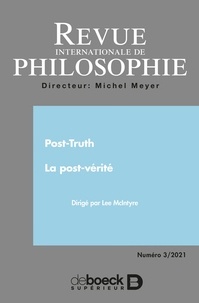  Collectif - Revue internationale de philosophie 2021/3.