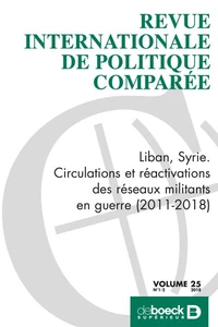 Revue internationale de politique comparée 2018/1-2