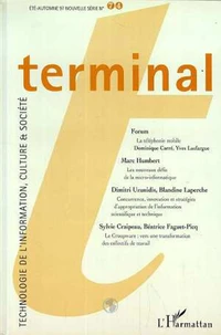 REVUE TERMINAL NO 74 ETE AUTOMNE 1997 TECHNOLOGIE DE L'INFORMATION