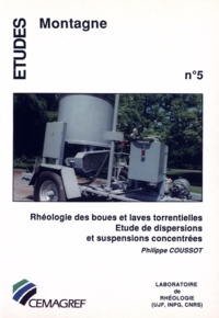  Collectif - Rhéologie des boues et laves torrentielles - Étude de dispersions et suspensions concentrées.