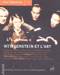  Collectif - Rue Descartes N° 39 : Wittgenstein et l'art.