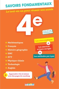 Savoirs fondamentaux 4e - Toutes les matières