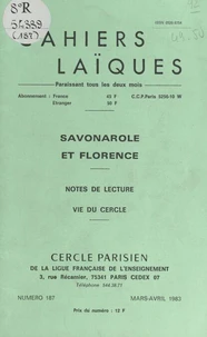 Savonarole et Florence