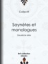  Collectif - Saynètes et monologues - Deuxième série.