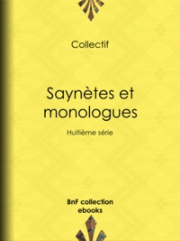  Collectif - Saynètes et monologues - Huitième série.