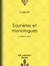  Collectif - Saynètes et monologues - Huitième série.