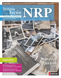 Séquence pédagogique "" Histoire de vies"" - NRP lycée ( Format PDF)