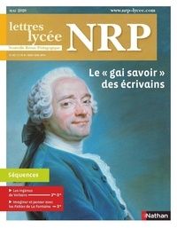  Collectif - Séquence pédagogique "" Le ""gai savoir"" des écrivains"" - NRP Lycée (Format PDF).