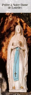 Signet Prière à Notre-Dame de Lourdes  -  Lot de 10 - Collection 24 prières