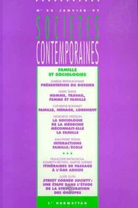 SOCIETES CONTEMPORAINES NØ 25 . FAMILLE ET SOCIO