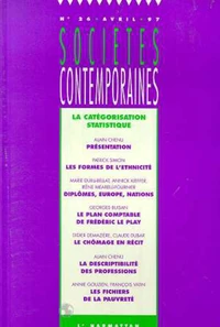 SOCIETES CONTEMPORAINES NO 26 AVRIL 1997 LA CATHEGORISATION STATISTIQUE