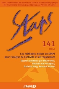  Collectif - STA n° 141 - Les méthodes mixtes en STAPS pour l’analyse de l’activité et de l’expérience.