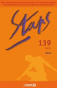  Collectif - Staps n° 139 - Varia.