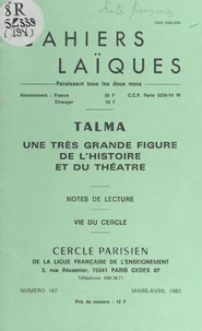 Talma : une très grande figure de l'histoire du théâtre