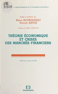 Theorie Economique Et Crises Desmarches