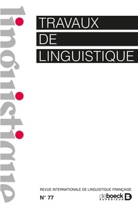  Collectif - Travaux de linguistique 2018/2 - 77 - Varia.