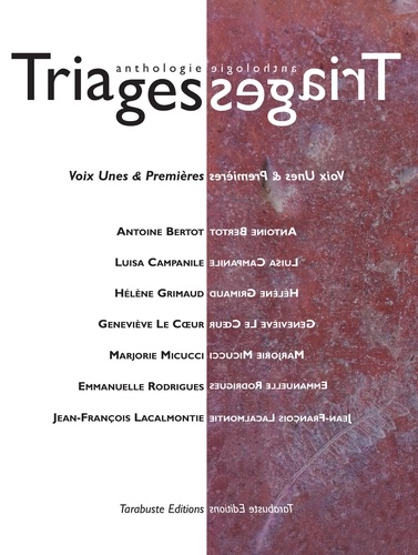  Collectif - TRIAGES Anthologie vol. I (2019).