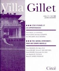  Collectif - Vlla Gillet N° 8 Printemps 1999 : L'Etat D'Israel Et Les Appartenances.