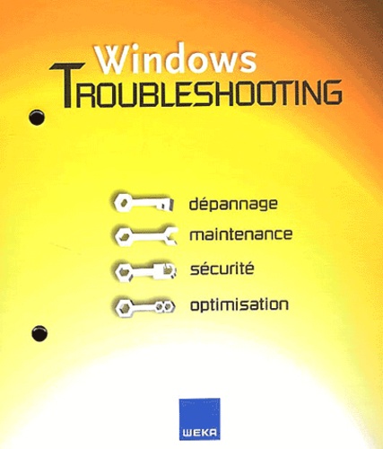  Collectif - Windows Troubleshooting. Avec Cd-Rom.