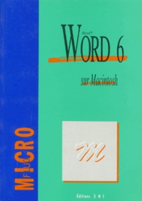  Collectif - Word 6 sur Macintosh - Microsoft.