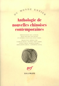  Collectifs - Anthologie De Nouvelles Chinoises Contemporaines.