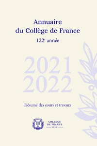 Annuaire du Collège de France