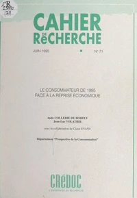 Le consommateur de 1995 face à la reprise économique