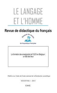 La formation des enseignants de FLE/S en Belgique : un état des lieux