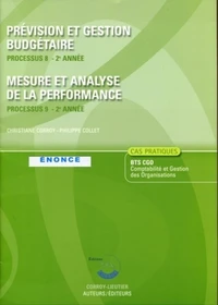Prévision et gestion budgétaire; Mesure et analyse de la performance