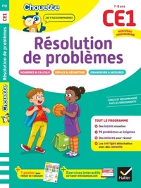 Résolution de problèmes CE1 - Cahier de soutien nouveau programme