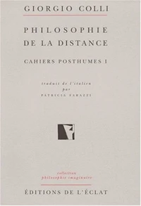 CAHIERS POSTHUMES.