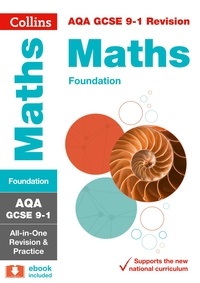 Collins GCSE - AQA GCSE 9-1 Maths Foundation All-in-One Complete Revision and Practice - For the 2020 Autumn &amp; 2021 Summer Exams.
