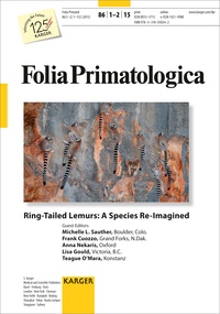 Colo.) Sauther m.l. (boulder et N.dak.) Cuozzo f.p. (grand forks - Ring-Tailed Lemurs: A Species Re-Imagined - Special Topic Issue: Folia Primatologica 2015, Vol. 86, No. 1-2.