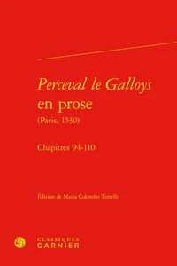 Perceval le Galloys en prose (Paris, 1530)